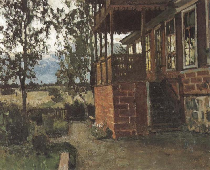 Stanislav Zhukovsky The Terrace China oil painting art